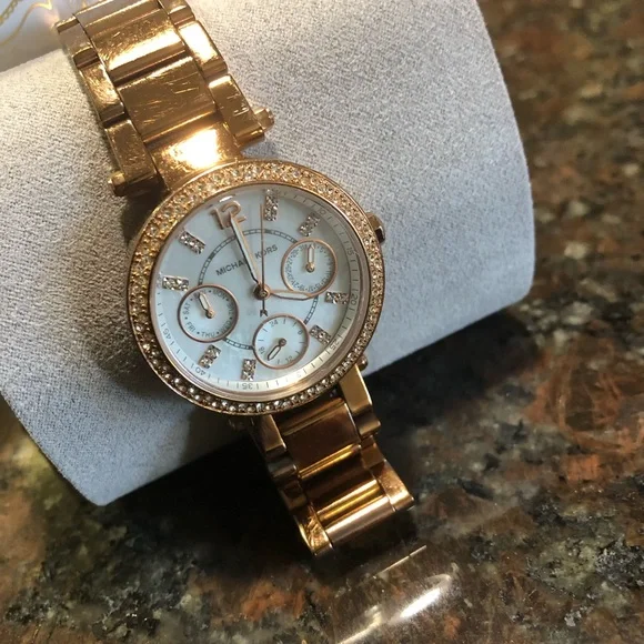 Michael Kors | Accessories | Michael Kors Gold Crystal 